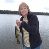 Jan Fishing on the Dock May 201